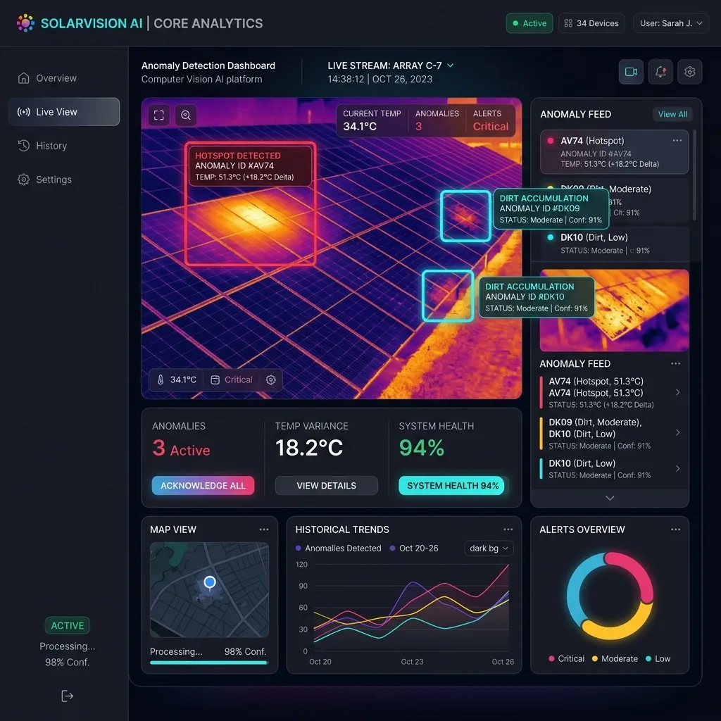 SolarAI Vision Dashboard